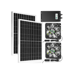 Weatherproofed Rechargeable Solar Powered Exhaust Fans