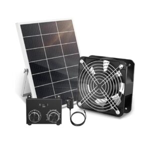 25W Metal Solar Exhaust Fan With Thermostat