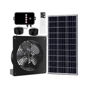 Reversible Intake Exhaust Vent System Solar Fan