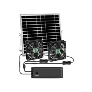 Rechargeable Solar Powered Fan With Battery